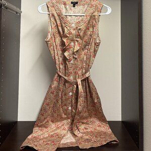 Talbots Colorful Paisley Printed Sundress Size 6